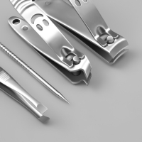 Набор маникюрный &laquo;Style&raquo;, 8 предметов, в футляре, цвет чёрный