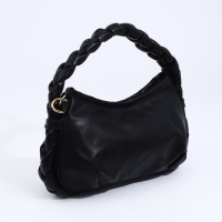 Сумка-багет на молнии, цвет чёрный Сумка-багет на молнии, цвет чёрный