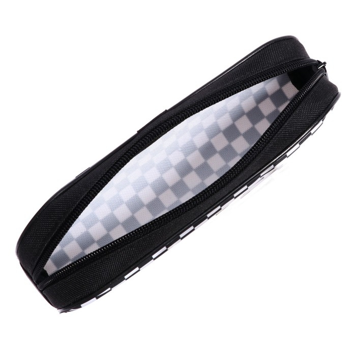 Пенал мягкий, 1 отделение, 80 х 210 х 40 мм, объёмный, Calligrata ПМО 21-20, Пенал мягкий, 1 отделение, 80 х 210 х 40 мм, объёмный, Calligrata ПМО 21-20, "Кот"