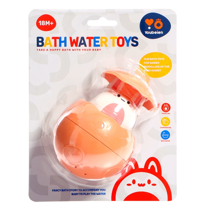 Брызгалка для ванны &laquo;Зайка&raquo;, цвета МИКС