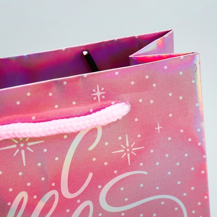 Пакет голографический «Нежность», S 12 х 15 х 5.5 см, Новый год Пакет голографический «Нежность», S 12 х 15 х 5.5 см, Новый год