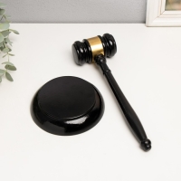 Сувенир дерево "Судейский молоток" 12,5х12,5х25 см