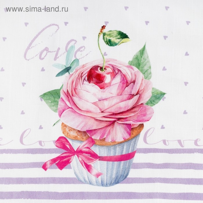 Полотенце "Этель" Сладости 40х67 см, 100% хлопок, репс 190 гр/м2