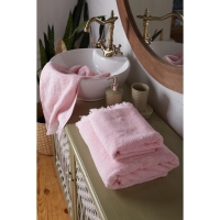Полотенце махровое LoveLife Fringe 70х130 светло-розовый, 100% хлопок, 360 г/м2 Полотенце махровое LoveLife Fringe 70х130 светло-розовый, 100% хлопок, 360 г/м2