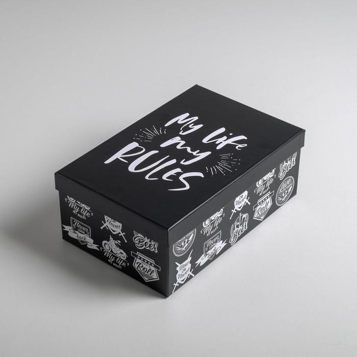 Набор коробок 3 в 1, упаковка подарочная, &laquo;Мужской&raquo;, 26 х 17 х 10‒32.5 х 20 х 12.5 см