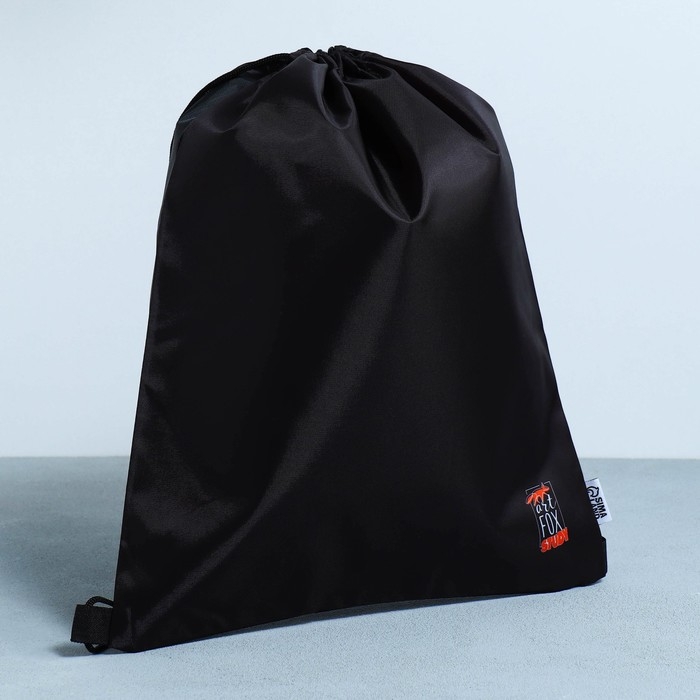 Мешок для обуви, болоньевый материал &laquo;1 сентября&raquo; цвет чёрный, 30 х 40 см