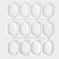 Штора для ванны Доляна SHOWER с люверсами, 180&times;180 см