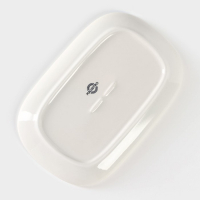 Блюдо фарфоровое для подачи Magistro Ocean, 20&times;13 см, цвет голубой