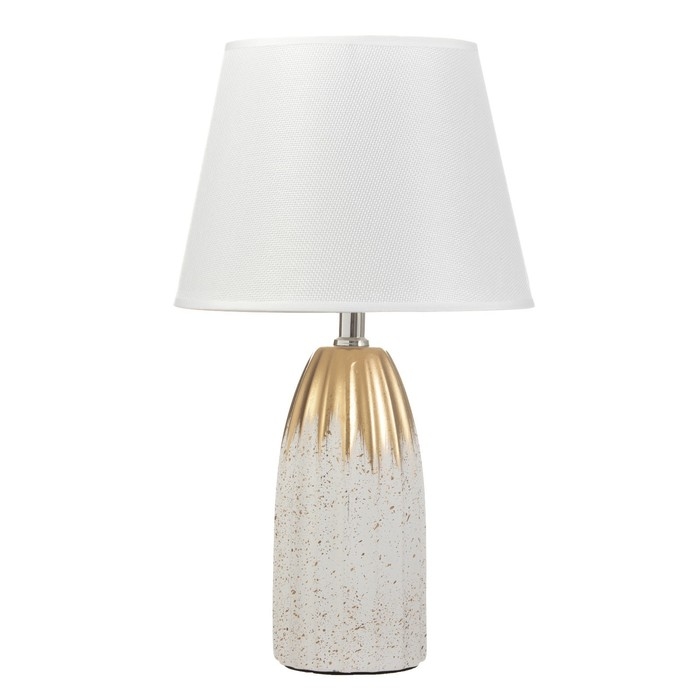 Настольная лампа "Конкомбр" 1хE14 белый 22,5х22,5х39 см RISALUX