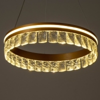 Светильник "Джес" LED 100Вт золото 39х39х9 см BayerLux