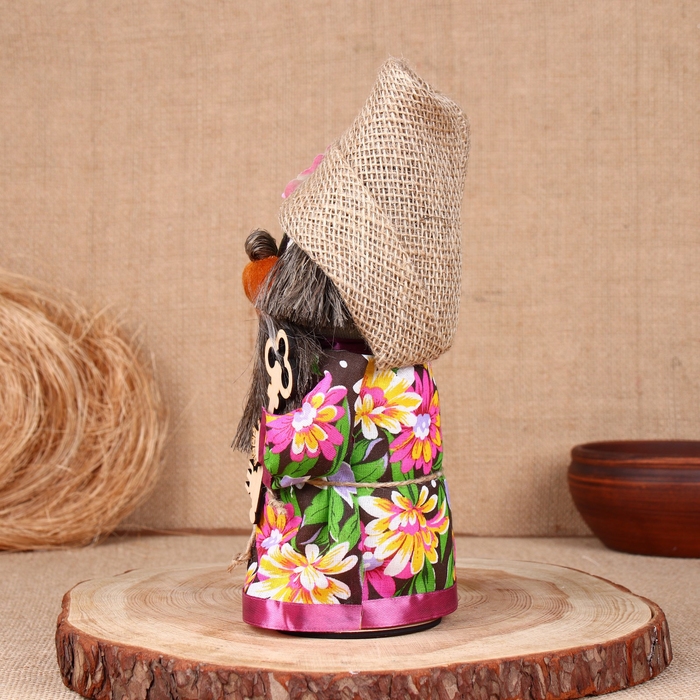 Оберег "Домовой Счастливчик", 19 см