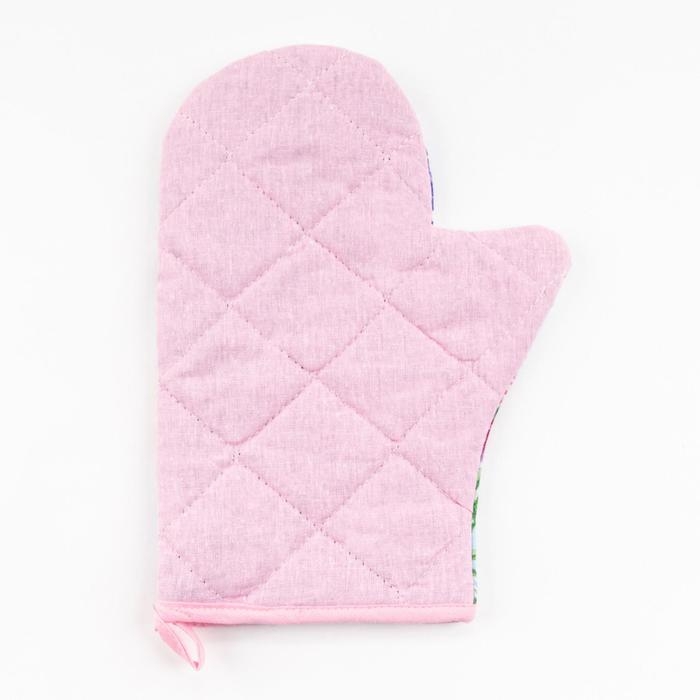 Варежка-прихватка &laquo;Tropical dream&raquo;, 20х28 см, 35% х/л, 65% п/э, ватин 250г/м2