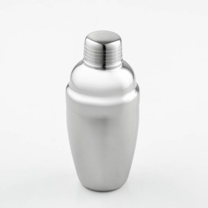 Шейкер из нержавеющей стали, 350 мл, 18&times;7,5 см, цвет серебряный