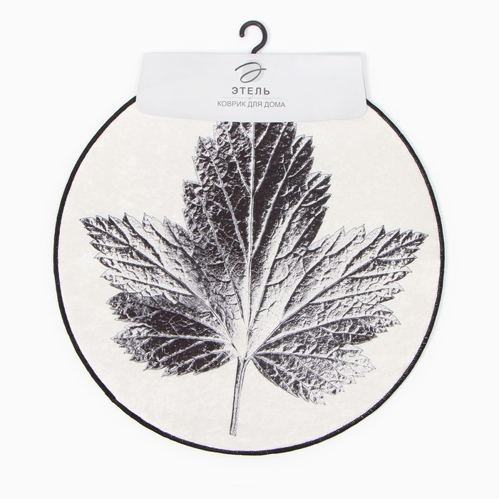 Коврик для ванной Этель Natural print 57х57±2см см, 100% п/э, велюр Коврик для ванной Этель Natural print 57х57±2см см, 100% п/э, велюр