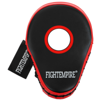 Лапа боксёрская FIGHT EMPIRE, 1 шт., цвет чёрный/красный