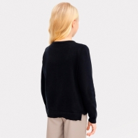 Кардиган для девочки школьный, цвет чёрный, рост 152 см