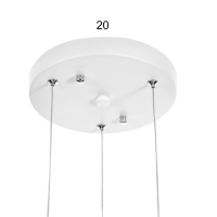 Люстра "Алис" 3хLED 72Вт 3000-6000К белый 52х52х100 см