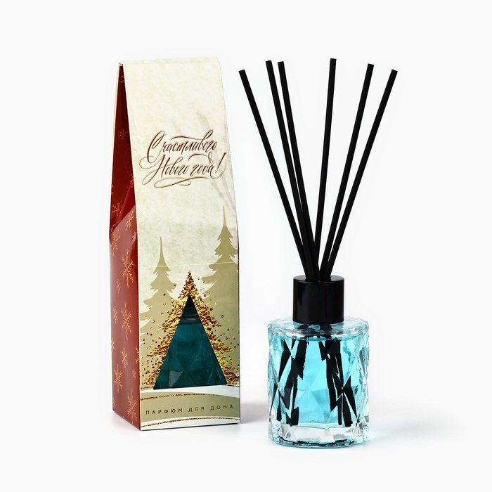 Аромадиффузор ароматический палочки &laquo;Новогодняя коллекция&raquo;,аромат свежести, 50 мл