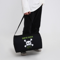 Сумка детская спортивная для мальчика Game over, 40*24*21, отд на молнии, чёрный