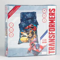 Постельное бельё 1,5 сп Transformers 143*215 см, 150*214 см, 50*70 см -1 шт Постельное бельё 1,5 сп Transformers 143*215 см, 150*214 см, 50*70 см -1 шт