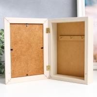 Ключница "Берлин 3" молочный дуб 15х21 см Ключница "Берлин 3" молочный дуб 15х21 см