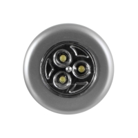 Светильник пушлайт 3 диода 6,5х6,5х2,3 см RISALUX Светильник пушлайт 3 диода 6,5х6,5х2,3 см RISALUX