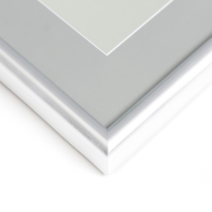 Фоторамка пластик "Decoline" 15х20 см, серебро