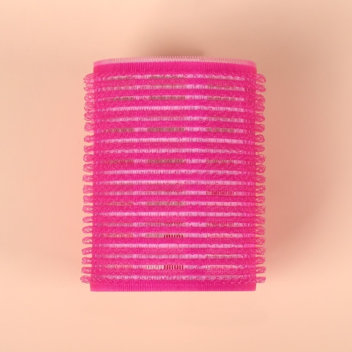 Бигуди &laquo;Липучка&raquo;, d = 4,4 см, в косметичке, 8 шт, цвет МИКС