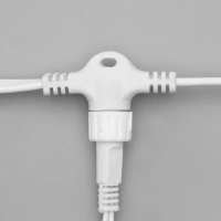 Гирлянда &laquo;Занавес&raquo; 2 &times; 6 м, IP44, УМС, белая нить, 1440 LED, свечение белое, 220 В