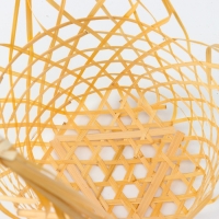 Корзина плетеная, 24х17х13/36, бамбук Корзина плетеная, 24х17х13/36, бамбук