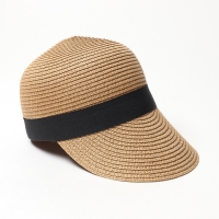 Кепка женская плетёная MINAKU цв.коричневый, р-р 58 Кепка женская плетёная MINAKU цв.коричневый, р-р 58