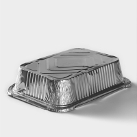 Набор форм из фольги для запекания и выпечки Доляна, 2 л, 25,7×19×6,5 см, 2 шт Набор форм из фольги для запекания и выпечки Доляна, 2 л, 25,7×19×6,5 см, 2 шт