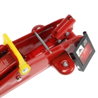 Домкрат подкатной гидравлический ЛОМ, подъем/подхват 320/130 мм, 2 т