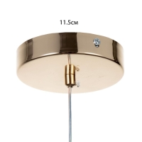 Светильник BayerLux "Сердце" LED 36Вт золото 46х6х35-120 см