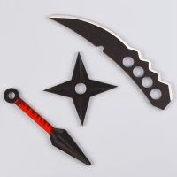 Деревянное оружие детское сувенирное &laquo;Оружие&raquo;, 3 предмета