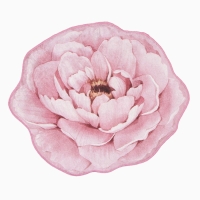 Коврик для ванной Этель Bloom with grace 67х57&plusmn;2см, 100% п/э, велюр