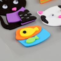 Набор наклеек из EVA "Котики", 7 шт Набор наклеек из EVA "Котики", 7 шт