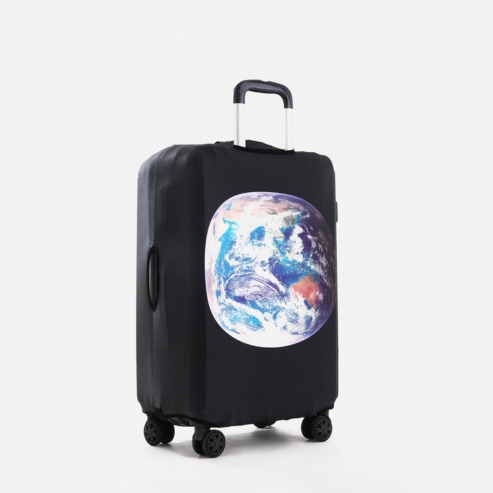 Чехол на чемодан S, цвет чёрный Чехол на чемодан S, цвет чёрный