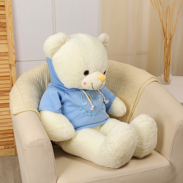 Мягкая игрушка &laquo;Медведь&raquo;, в кофте, 95 см, цвет белый