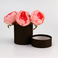 Шляпная коробка, черная, 10 х 10 см