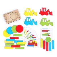 Обучающая игра «Стройка. Повтори по образцу» Обучающая игра «Стройка. Повтори по образцу»