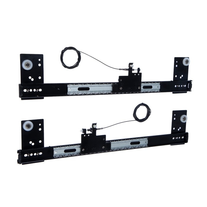 Комплект направляющих для поворотных дверей ТУНДРА L=550 мм., H=35 мм. Комплект направляющих для поворотных дверей ТУНДРА L=550 мм., H=35 мм.