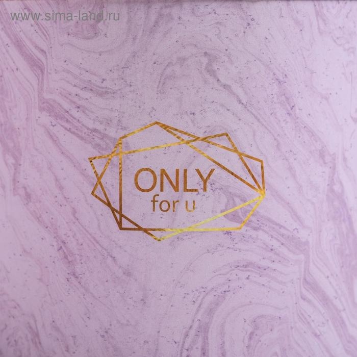 Набор коробок из тонкого картона 3 в 1, упаковка подарочная, &laquo;Мрамор&raquo;, 12 х 12 - 18 х 18 см