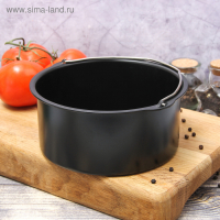 Котелок «Жаклин», 1,2 л, антипригарное покрытие, цвет чёрный Котелок «Жаклин», 1,2 л, антипригарное покрытие, цвет чёрный