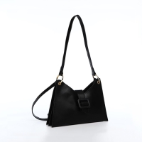 Сумка-мессенджер на молнии, цвет чёрный