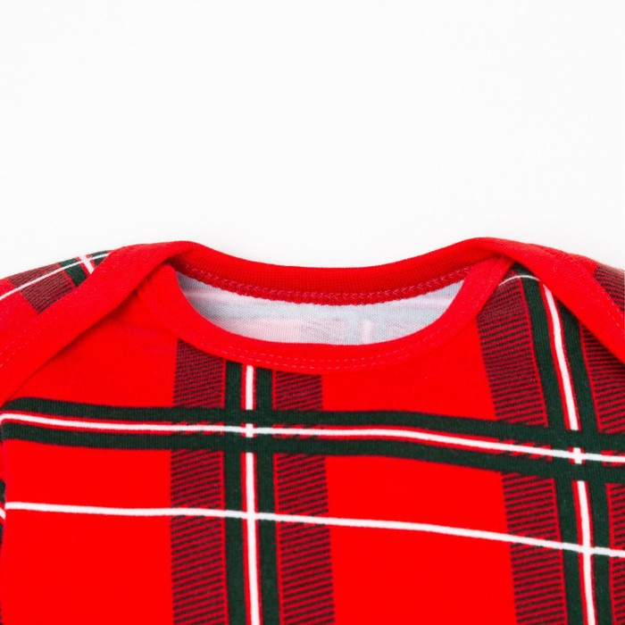 Комбинезон Крошка Я Комбинезон Крошка Я "Santa baby", рост 62-68 см, красный