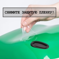 Чемодан малый 36 л (S), отдел на молнии, кодовый замок, цвет чёрный