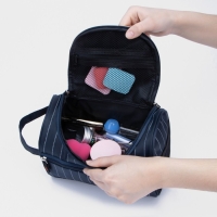 Косметичка на молнии, наружный карман, цвет синий Косметичка на молнии, наружный карман, цвет синий