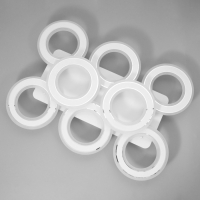 Люстра с ПДУ "Сонтана" LED 300Вт 3000-6000Вт белый 75х50х12см BayerLux Люстра с ПДУ "Сонтана" LED 300Вт 3000-6000Вт белый 75х50х12см BayerLux