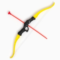 Игрушка для стрельбы "Лук со стрелами" детская, стрелы на присосках, 46см, микс Игрушка для стрельбы "Лук со стрелами" детская, стрелы на присосках, 46см, микс